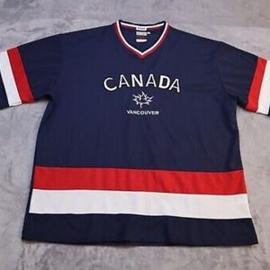 RARE Vintage Youth Jersey West Coast VANCOVER Canada Hockey Maple 🍁
